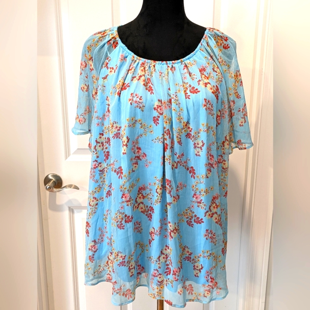 Lauren Conrad Size 2X Women's Blouse Shell 100% Polyester Lining 100% Polyester